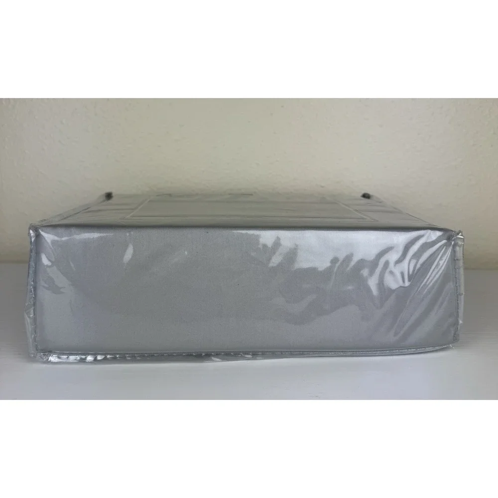 NEW WAMSUTTA 500 Thread Pima Cotton FULL Size Sheet Set In Silver Discounted